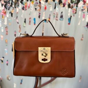 Patricia Nash Brown Leather Crossbody Bag NWT